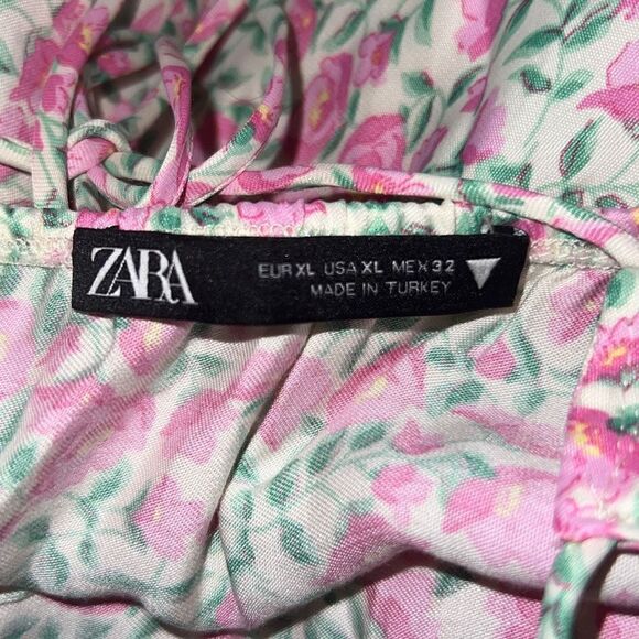 ✨Zara Pink Floral Mini Dress✨ - Picture 9 of 13